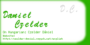 daniel czelder business card