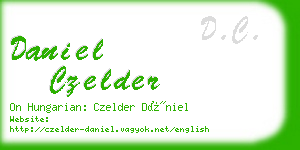 daniel czelder business card